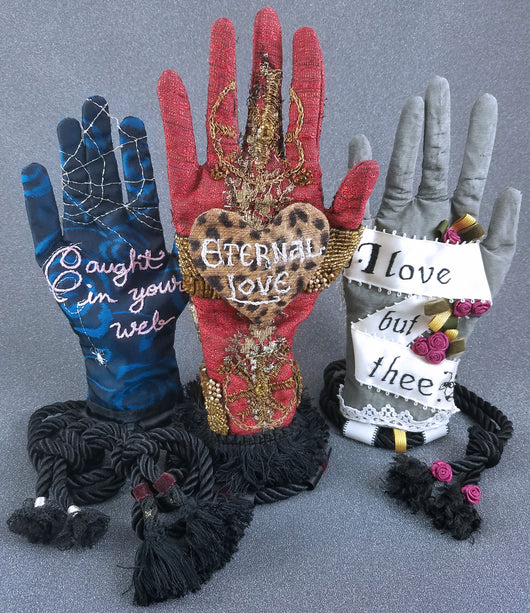 Heart in Hand Love Token Reticules