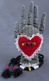 Heart in Hand Love Token Reticules