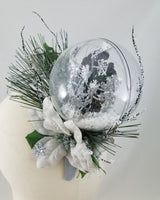 Black Snowflake Winterland Facinator