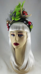 Grinch & Antler Fascinator