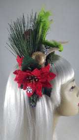 Grinch & Antler Fascinator