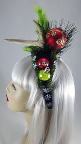 Grinch & Antler Fascinator