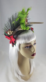 Grinch & Antler Fascinator