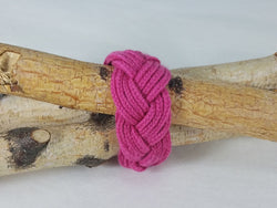 Hot Pink Lucet Cord Multi Twist Bracelet