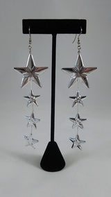 Silver Stars Upon Stars Fascinator Crown
