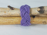 Lavender Lucet Cord Multi Twist Bracelet
