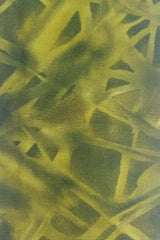 Obi Pocket Belt in Chartreuse Science Print OOAK