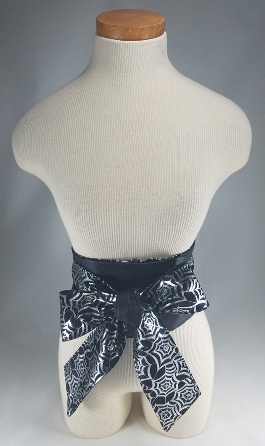 Silver obi belt sale